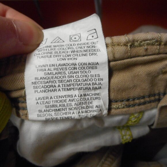 LEE EXTREME COMFORT: boy's jeans  sz 10S  ADJUSTABLE WAIST   khaki color - Picture 7 of 10